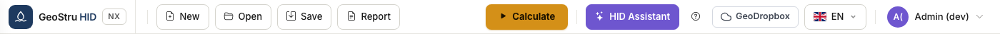 HID toolbar